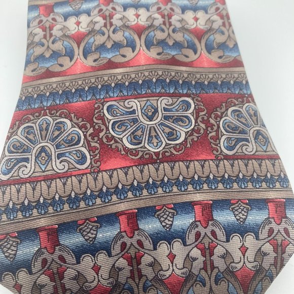 OSCAR DE LA RENTE 100% Silk Tie Made In USA - Picture 3 of 6